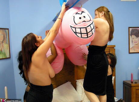 TAC Amateurs pics collection featuring Lavender Rayne in scene enjoying a lesbian foreplay