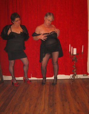 TAC Amateurs are proud to present you with a free pictures featuring Girdle Goddess in caressing each other scene